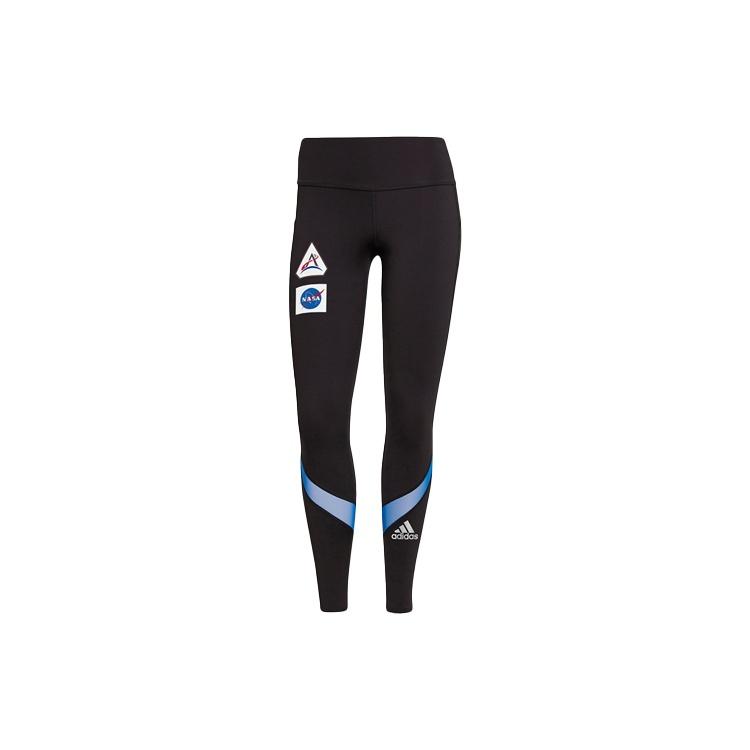 (WMNS) adidas Space Tgh W Casual Running Sports Tight Gym Pants/Trousers/Joggers Black Women s GK6990 M
