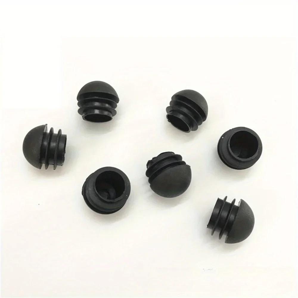 8PCS 25mm Round head plug round tube stainless steel plastic inner plug set table and chair foot mat ball plug table chair foot