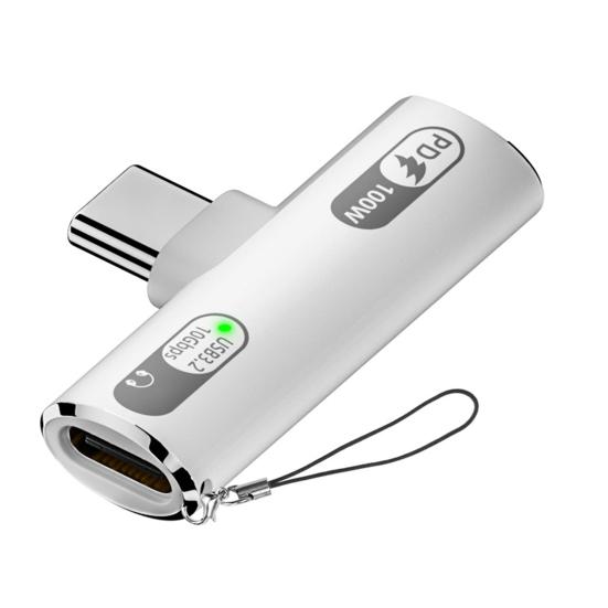 Type C Headphone Adapter PD 100W Audio Aux Splitter for Xiaomi 10Gbps Data Transfer Chip Mic Support Fast Charging USB Adapter for Samsung
