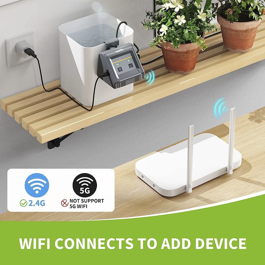 WIFI Intelligent Watering Device Double Pump Timed Automatic Drip Irrigation System Remote APP Controller For Garden Terrace