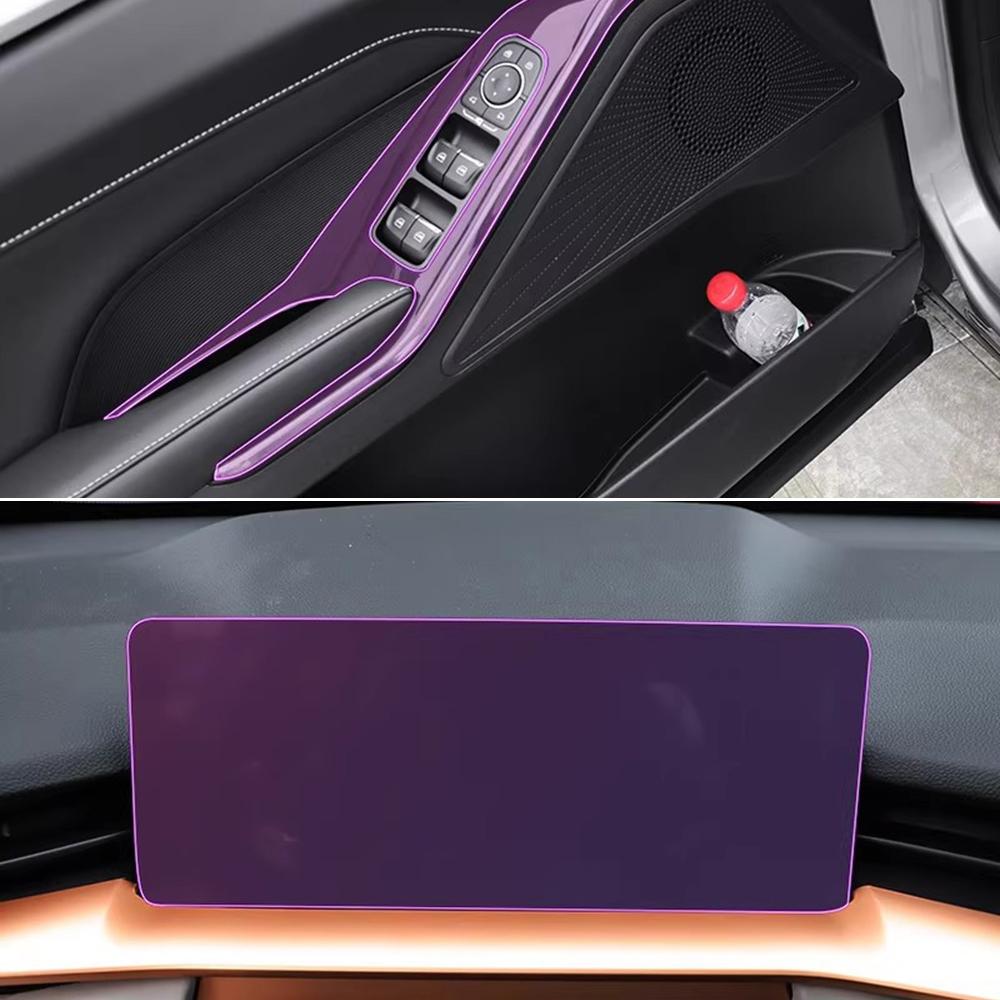 Pre-cut Car Tpu Transparent Film for Haval H6 3rd Gen 2025-2025 Center Console Navigation Dashboard Gear Panel PPF Cover
