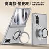 Applicable to Samsung Z Fold8 folding screen matte mobile phone case wristband bracket rotating magnetic suction bracket anti-drop protection