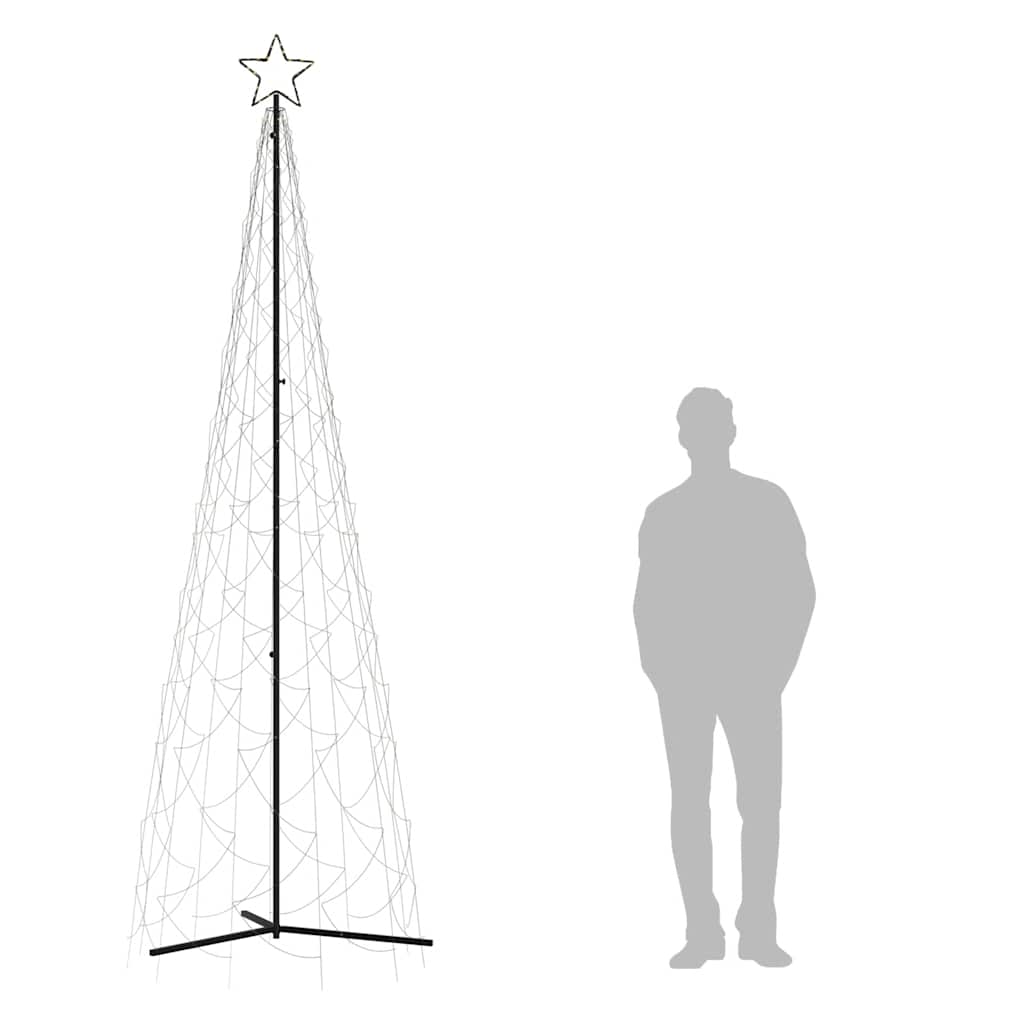 Christmas Tree Cone Warm White 500 LEDs 100 X 300 Cm
