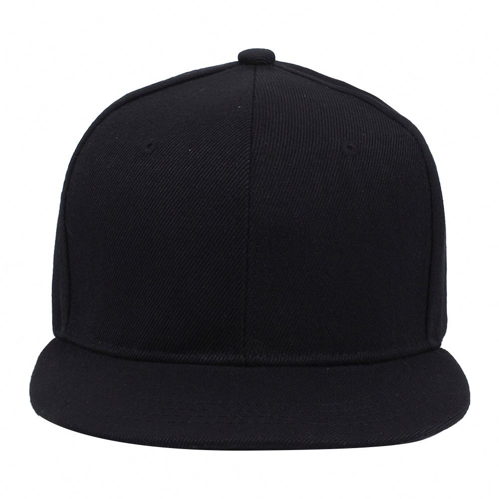 Customized Classic Baseball Hat Adjustable Size Polyester Snap Back Cap Vintage Hip Hop Style for Promotions