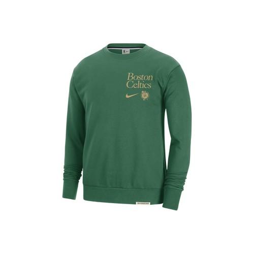 Nike Men s Green Crew Neck Casual Long-Sleeve Sweatshirt S зелёный