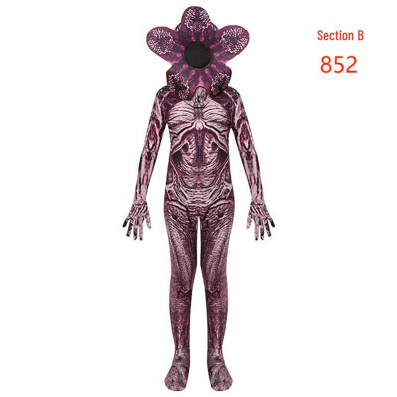 Stranger Things Man-Eating Plant Halloween Cosplay Jumpsuit
