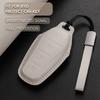 Leather Car Key Cover Case Protection Shell Keychain for BYD Tang EV600 Han EV Yuan ATTO 3 Song PLUS Pro MAX DMI Qin Dolphin