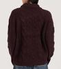 Beoteunseoul Wool Blend Collar Classic Soft Knit (Burgundy)