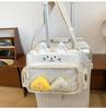 Módní Roztomilá kočičí taška přes rameno pro ženy Nylon Lolita Jk Casual Kawaii Japonský styl Ita Bag Y2k Fashion Students Crossbody