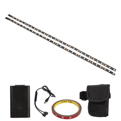 LED Scooter Strip Light Batteriebetrieben 19.7in Bunte Decklichter Wasserdicht Elektroroller