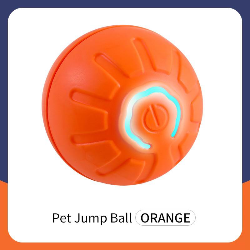 Bite-Resistant Automatic Cat Teasing Toy Ball with Rope for Boredom Relief