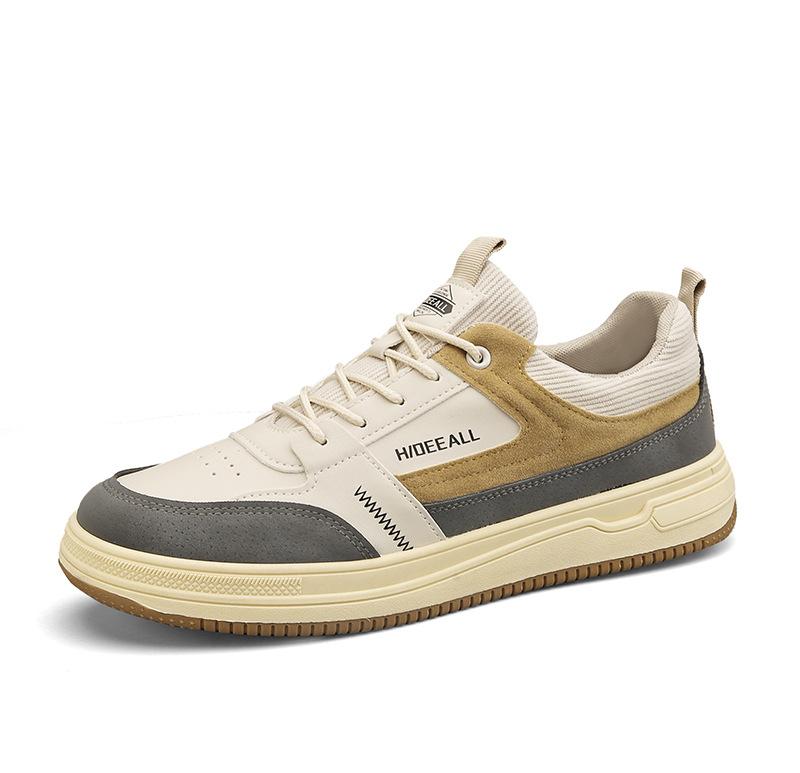 

Мужская обувь 2025 новая летняя дышащая износостойкая спортивная молодежная трендовая модная увеличивающая рост повседневная обувь для скейтборда трендовая обувь 44