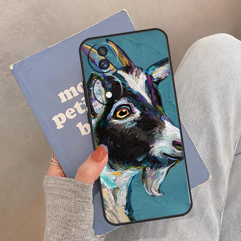 Cute Baby Pygmy Goat Case For Honor Magic 5 6 7 8 Pro Cover For Honor 200 400 Lite 50 70 90 X8a X8b X9a X9b X9c