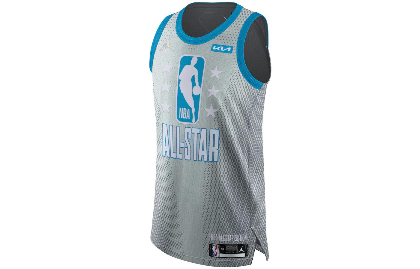 Jordan Air Jordan X NBA ALL STAR 2022 Баскетбольная майка Мужская Серая DH8030-012 XXL