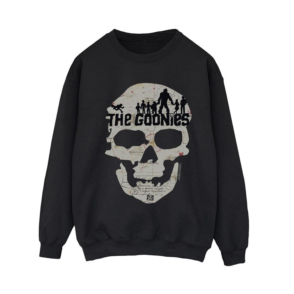 The Goonies Womens/Ladies Map Skull Sweatshirt