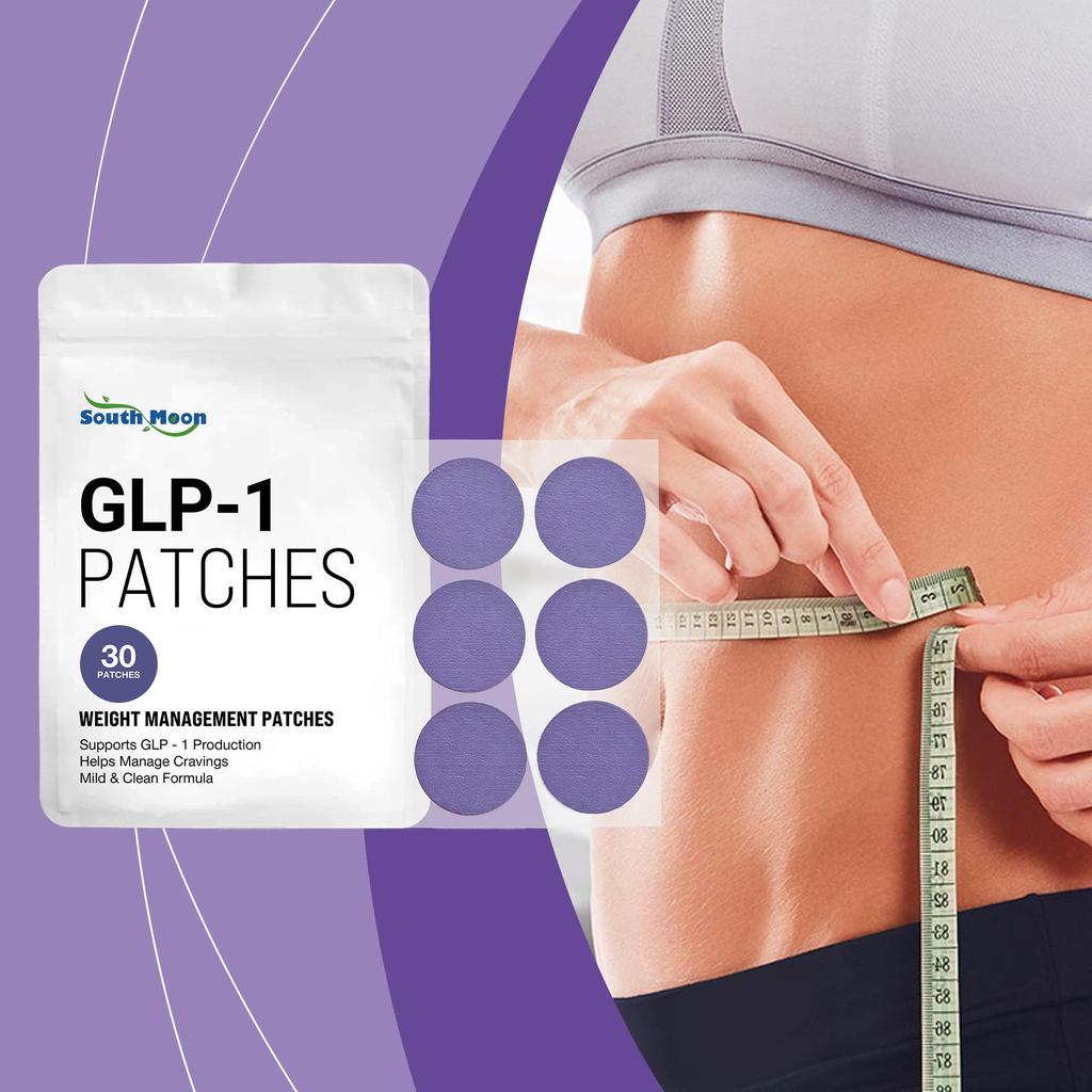 South Moon Pflegepflaster, Lavendel + Hexapeptid-8 Formel, Wissenschaftliches Gewichtsmanagement mit doppelter Wirkung + Tragbares unsichtbares Design
