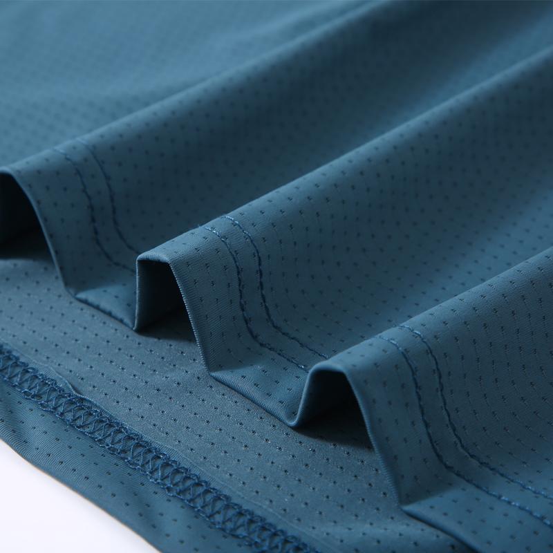 Men's Plus Size Quick Dry T-Shirt, Mesh Breathable High Elastic Short Sleeve Sport Tee (XL-5XL)