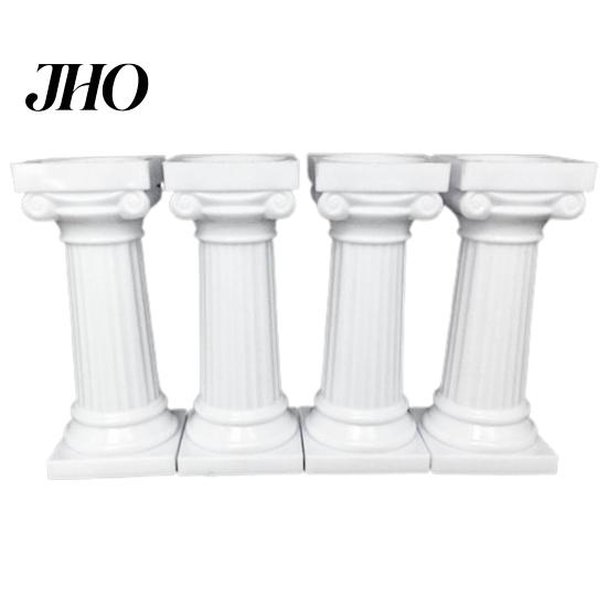 Baking Tool 4Pcs/Set Cake Rods Non-stick Reusable Plastic Delicate Support Standing Grecian Pillars Gathering Supplies Fondant Mold