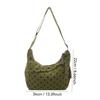Casual Polka Dot Shoulder Bags Large Capacity Adjustable Strap Crossbody Bags Bow Underarm Bags