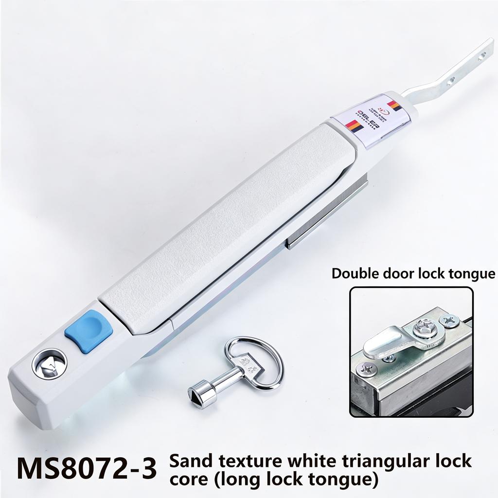 DELER Industrial Cabinet Handle Lock MS8071-72 Stainless Steel Anti-Theft Modern Heaven Earth Linkage Electric Energy Storage