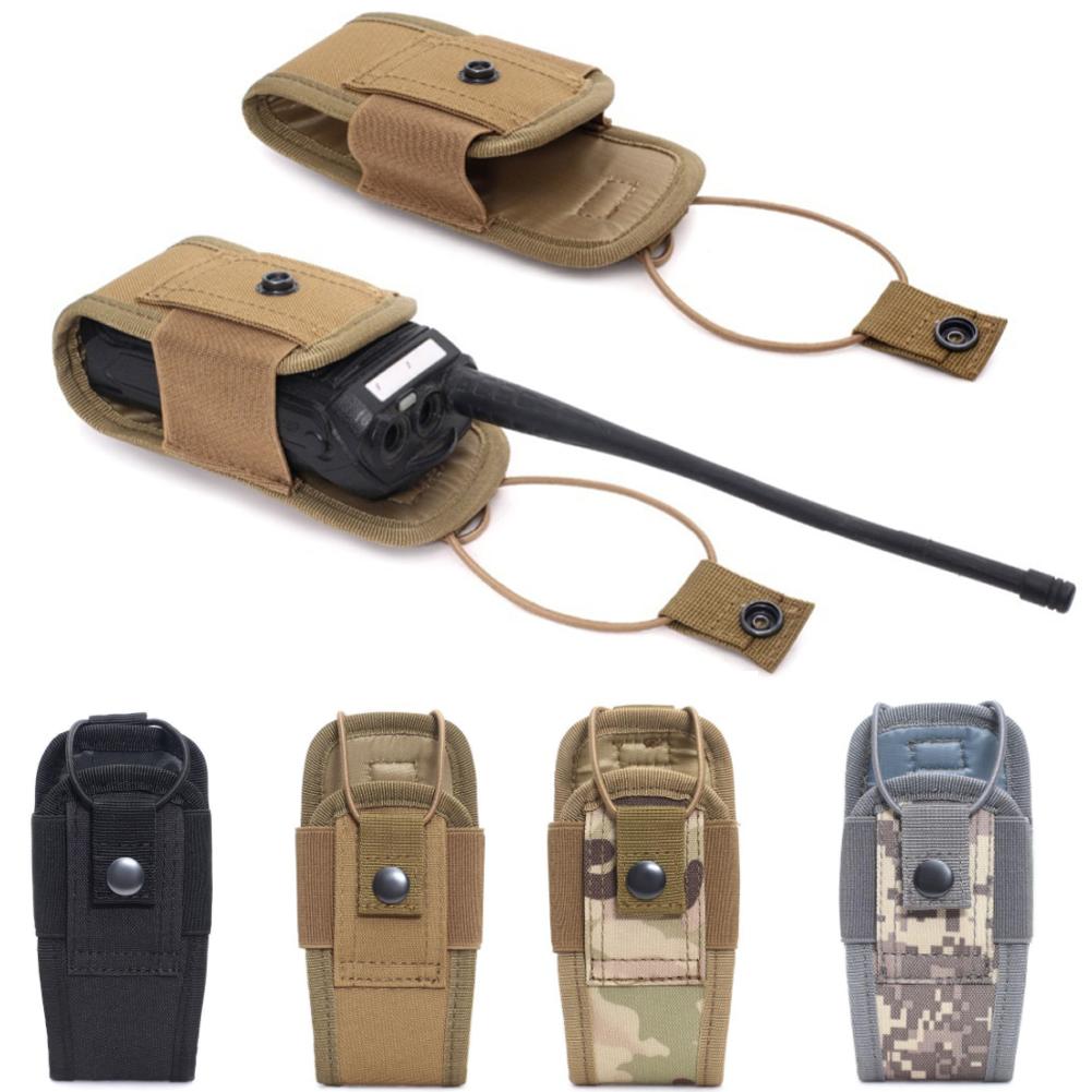 Tactical Molle Radio Case Walkie Talkie Pouch Waist Bag Holder Pocket Holster