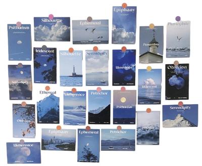 Donalee Stylish and Cute Postcard Set of 25, Postcard Size, Nordic, Korean, and International Designs, Mini Posters (Earth Tone Symphony)