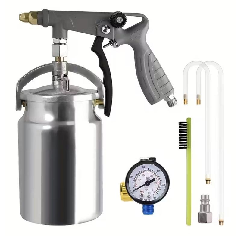 

Versatile Lightweight Aluminum Sprayed Guns with High Atomization for Painting Automotive Furniture and Metal Surfaces 1 сірий
