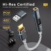CCZ CM01 Yüksek Çözünürlüklü 8 Çekirdekli Tek Kristal Bakır Adaptör Kablosu, Tip-C ve USB-A - 3,5mm