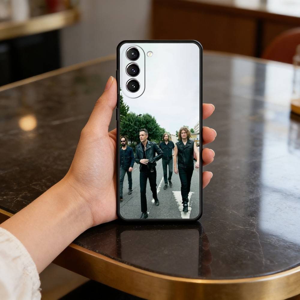 B-Band T-The K-Killers Phone Case For Samsung S25,24,23,22,30,21,10,9,Ultra,Plus,Lite,FE,4,5 G Soft Black Case