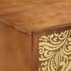TV Cabinet with Door Honey Brown 105 x 33 x 46 cm Solid Mango Wood