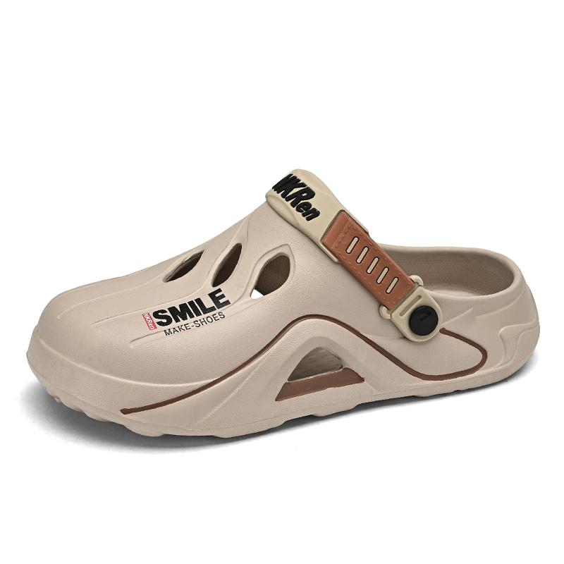 Fashion 2024 Designer Men Summer Sandals Clogs Home Platform Garden Slippers Casual Slides Soft Sole Light Beach Slipper