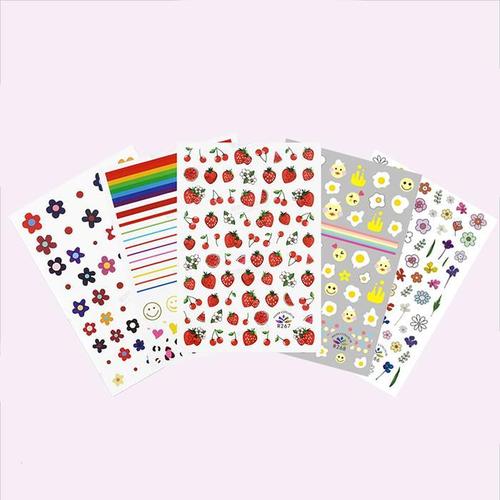 

Self Nail Art Sticker DD-10889 rainbow