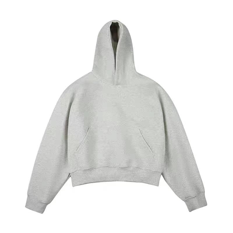 450g Unisex Heavyweight Cropped Hoodie with Cleanfit Silhouette