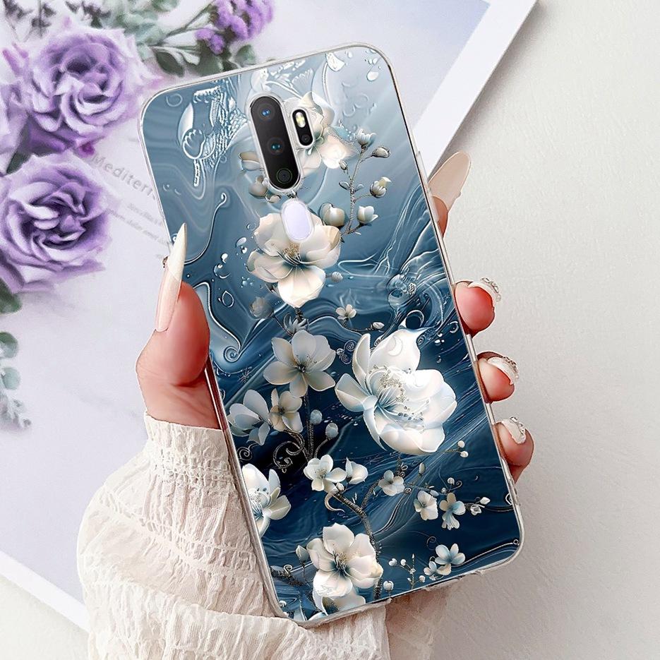 For Oppo A9 2020 Case Oppo A11x New Luxury Painted Cover Shockproof Phone Case For Oppo A5 2020 A92020 OppoA11x Soft Fundas Bags