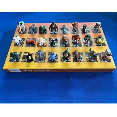 24Pcs Italian Brainrot Tung Tung Sahur Figures Doll Tralalero Tralala Bombardino Crocodilo Shimpanzini Bananini Model Toy Gift