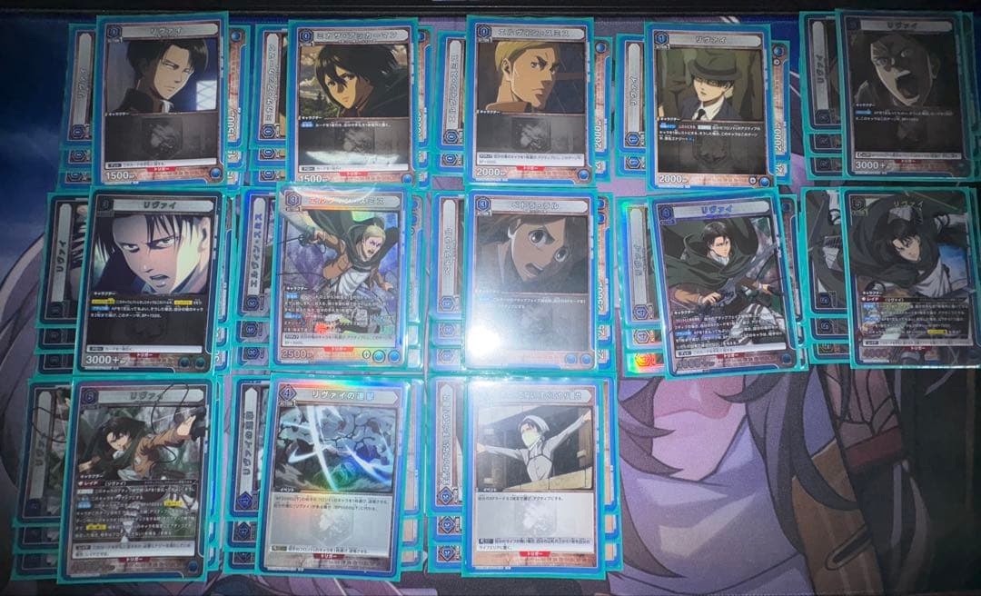 

[USED] Union Arena Attack on Titan Levi Deck with Adjustment Parts