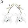 4 Color Adjustable Sexy Bow Nipple Clamps with Bells Adult BDSM Fetish Toy for Couples Intimate Play