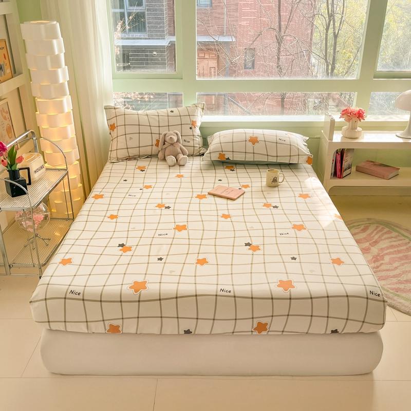 Kawaii Cartoon Panda Fitted Sheet,Bamboo Floral Wild Animals Bed Sheet Set Cotton Bed Cover With Deep Pocket For Child Kids Room