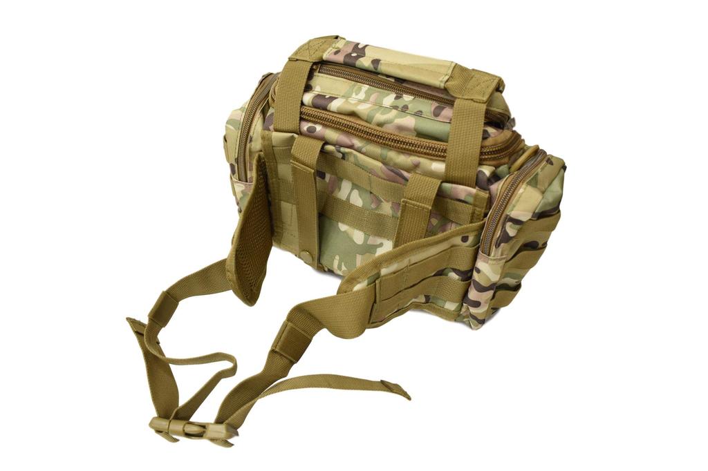 ADVANTAGE Tactical Camouflage and Hand Bag for and Outdoor Activities Waist, Shoulder, Cycling, Motorcycles, Mountaineering, Fishing, Military,