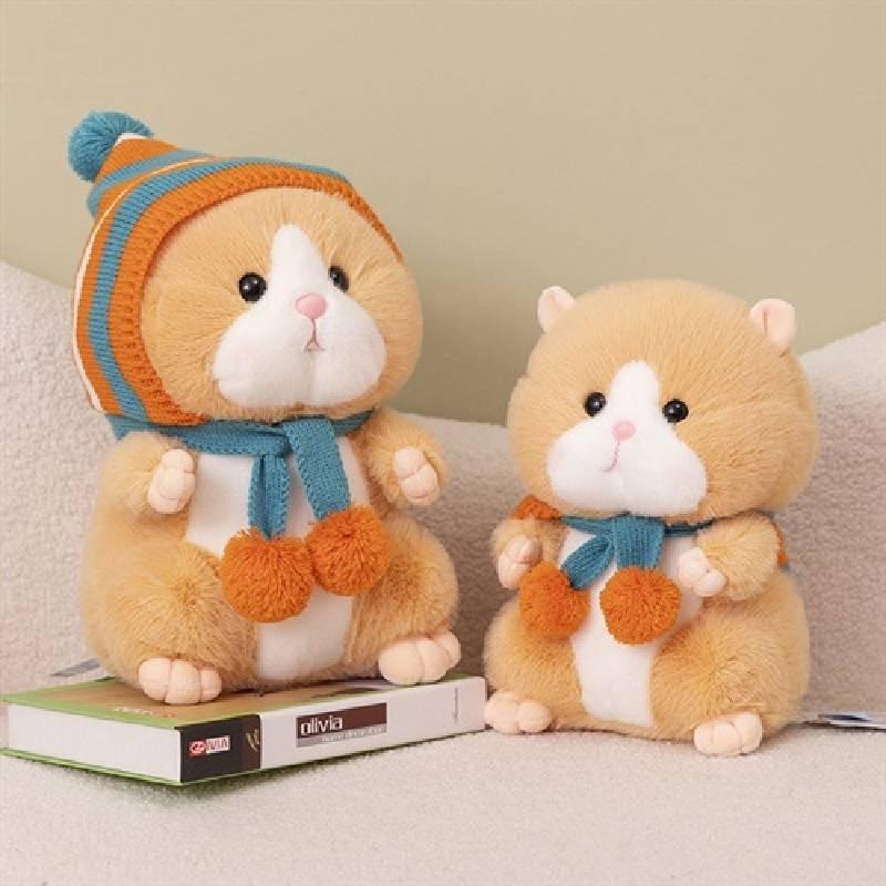 Golden Bear Hamster Plush Toy Cute Cartoon Girl Children Birthday Holiday Gift
