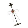Christmas Bows Candlestick Holders Iron Metal Taper Holders Decorative Stands for Wedding,Home Decorations
