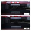2* Rear Window Panel Decor Trim Cover Stickers For Chevy Silverado 14-17 Carbon