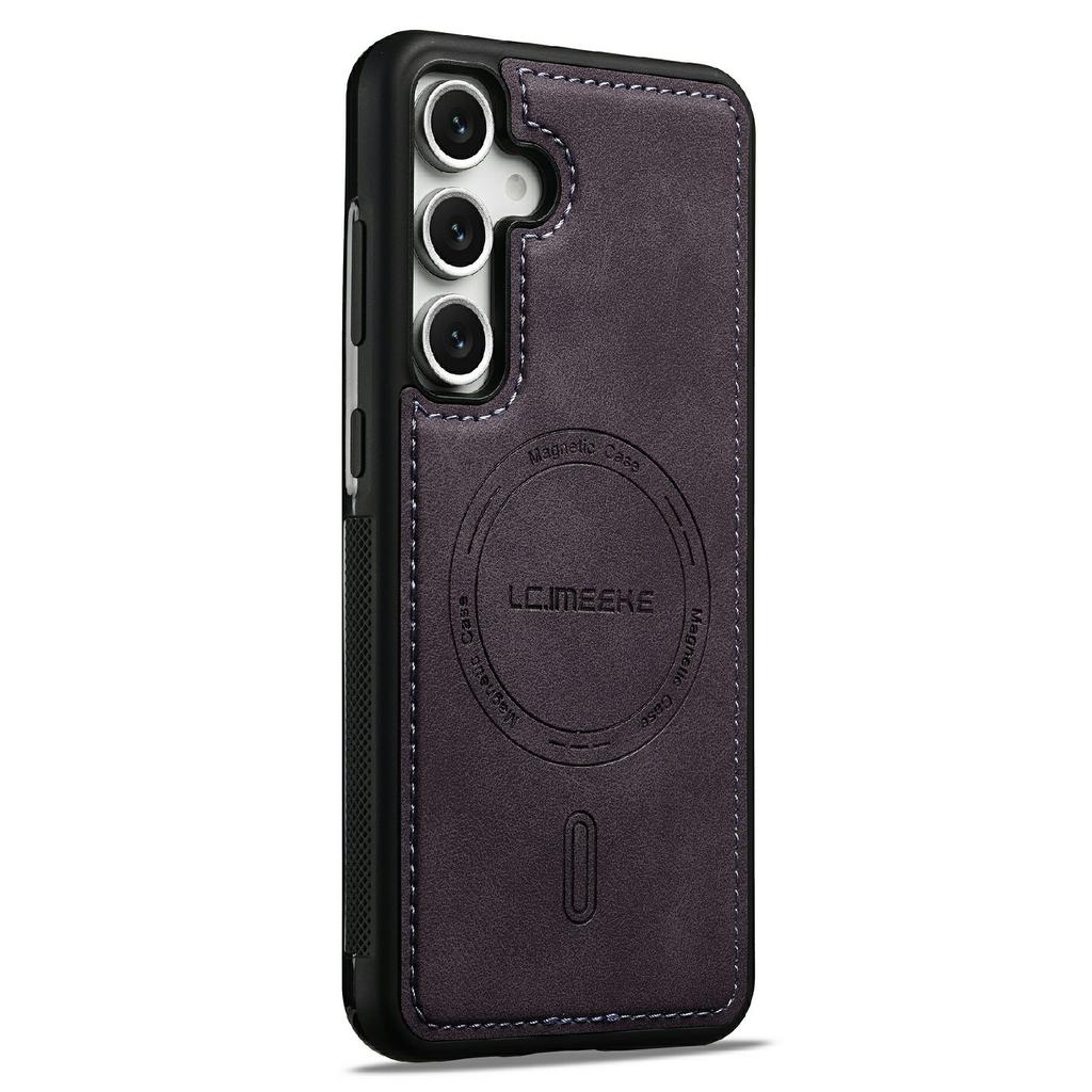 LC.IMEEKE L6 For Samsung Galaxy A37 5G Magnetic Case PU Leather Coated PC TPU Phone Cover