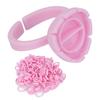 100pcs Lash Glue Holder Ring Cup Eyelash Extensions Quick Blossom Cup Lash Organizer Tool