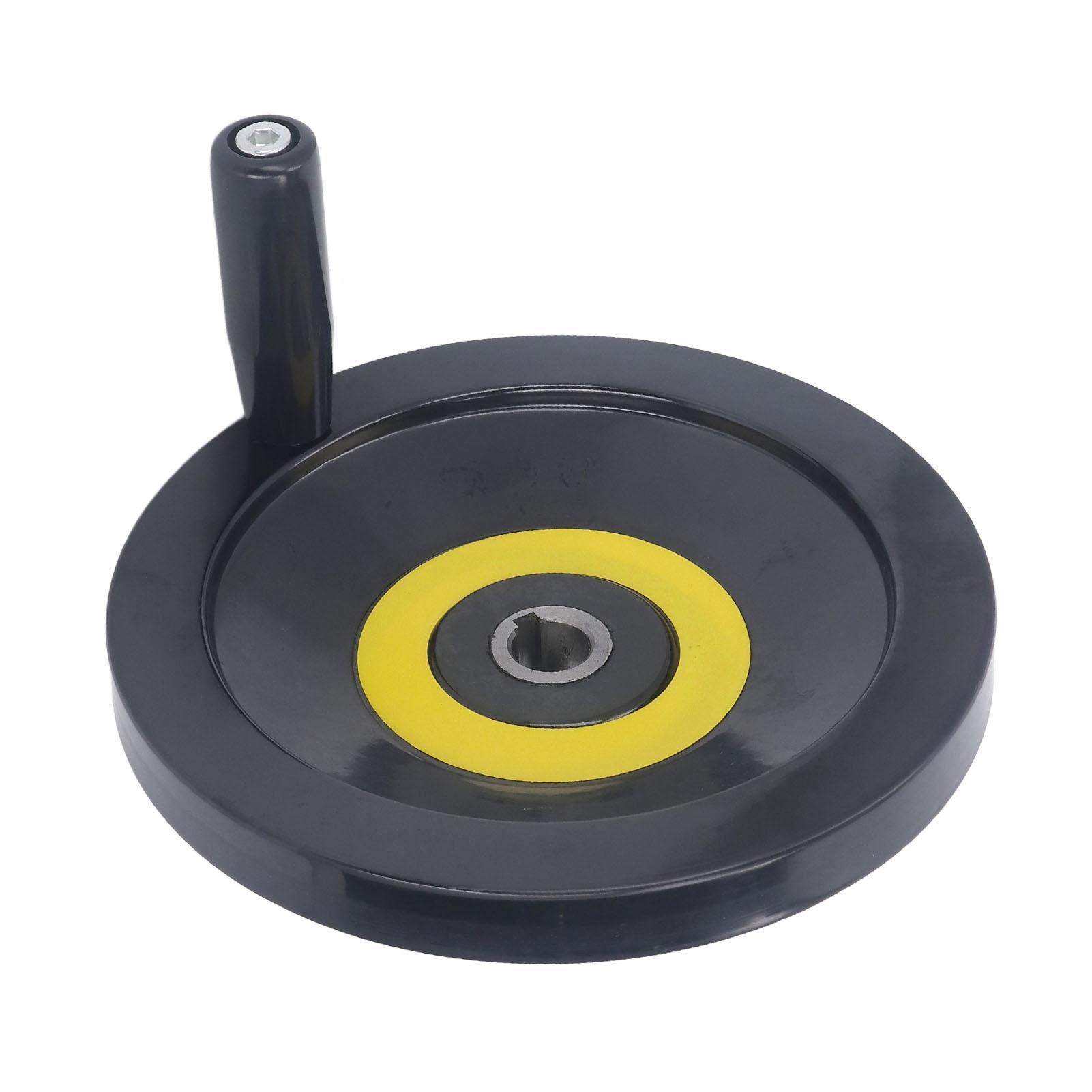 

Обертова ручка маховик 18x200 мм Задня сторона гофрована Ручна кривошипна рукоятка Маховик для токарного фрезерного верстата