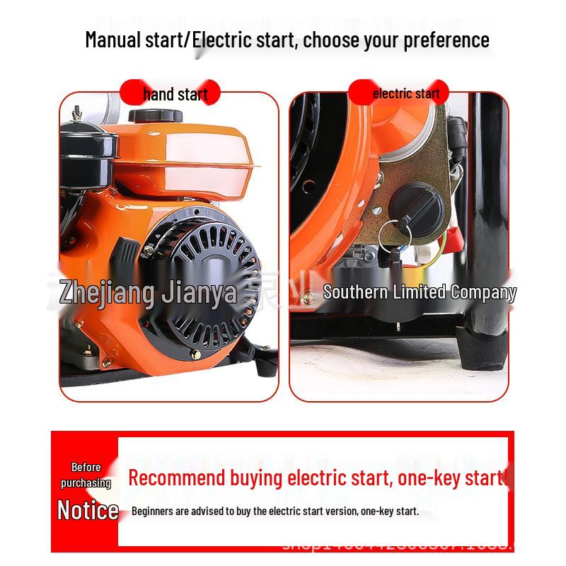 Jianya 3-inch Self-Priming Diesel Water Pump with Hand-Electric Start for Irrigation