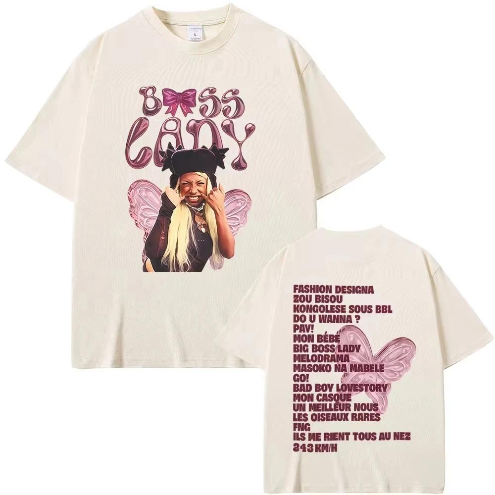 Rapper Theodora MEGA BBL Album Graphic Tshirt Men Women Oversized Streetwear Hip Hop Pop Music T Shirt Unisex Casual Cotton Tee