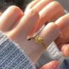 2025 High-End Floral Diamond-Studded Ring: Luxurious Light Style Accessory
