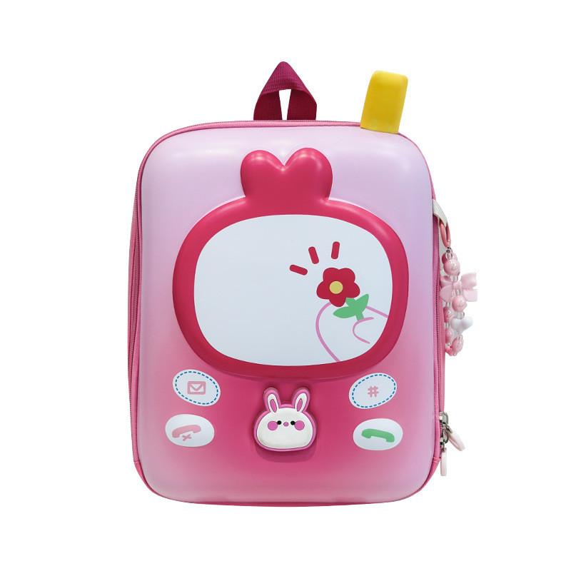 Childrens Eva Animal Pattern School Bag With Ergonomic Shoulder Straps For Toddlers