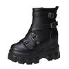 Spring, Autumn and Winter New Versatile Thick-soled Women's Belt Buckle Personalized Short Boots Martin Boots Women